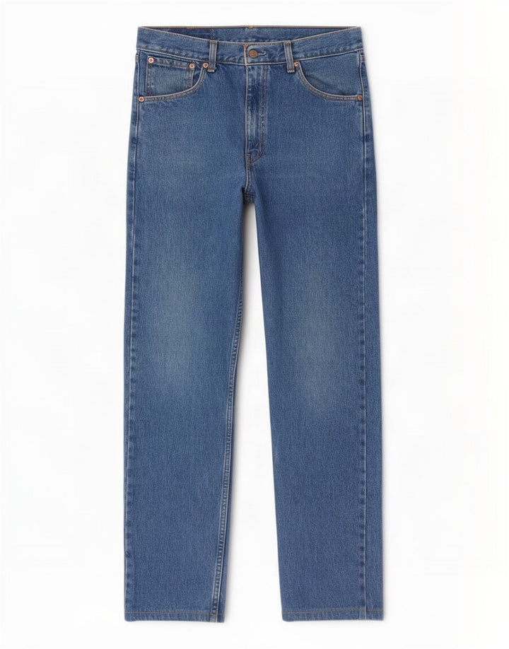 Męskie jeansy Levi's 521 Straight W32 L32 Niebieskie bawełniane