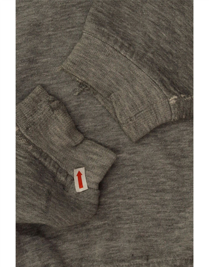 Bluza męska w stylu vintage, duża, szara