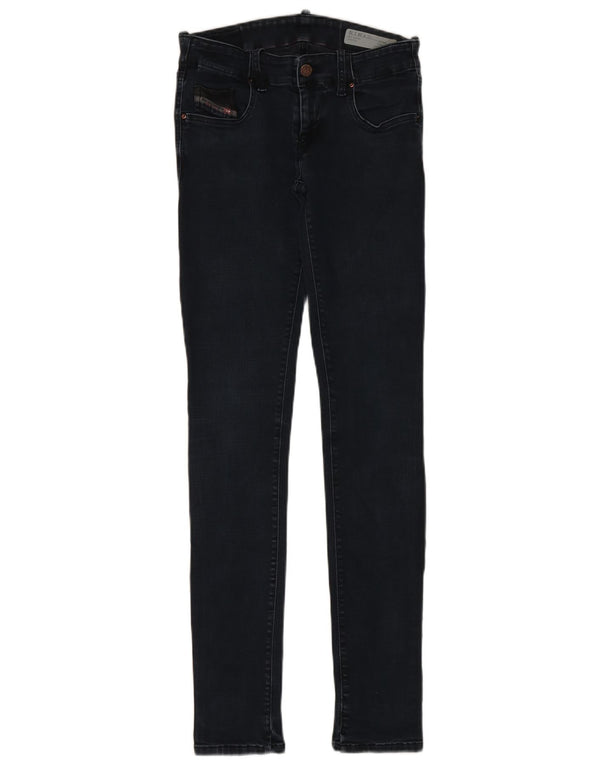 Diesel Damskie Grupee Super Slim Skinny Jeans W28 L32 Czarna bawełna