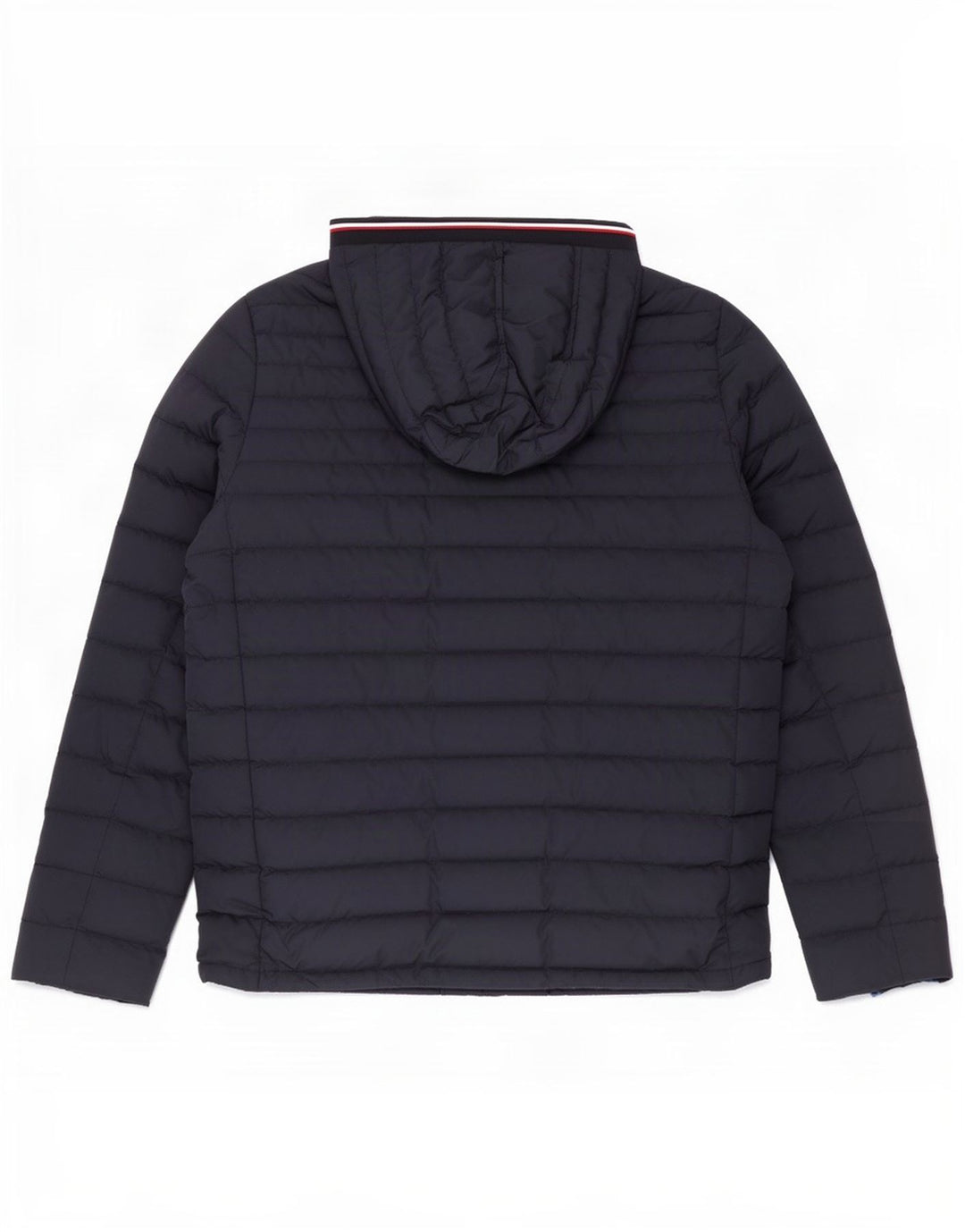 Męska ocieplana kurtka z kapturem Tommy Hilfiger UK 40, duża granatowa, poliester