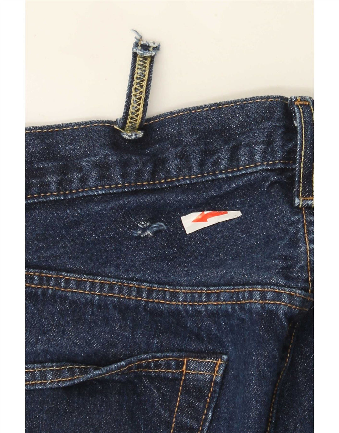 Męskie dżinsy Levi's 501 Straight W38 L30 Granatowa bawełna