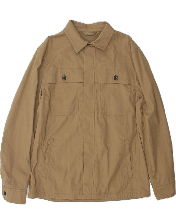 MASSIMO DUTTI Mens Bomber Jacket UK 42 XL Khaki Cotton Vintage Massimo Dutti and Second-Hand Massimo Dutti from Messina Hembry 