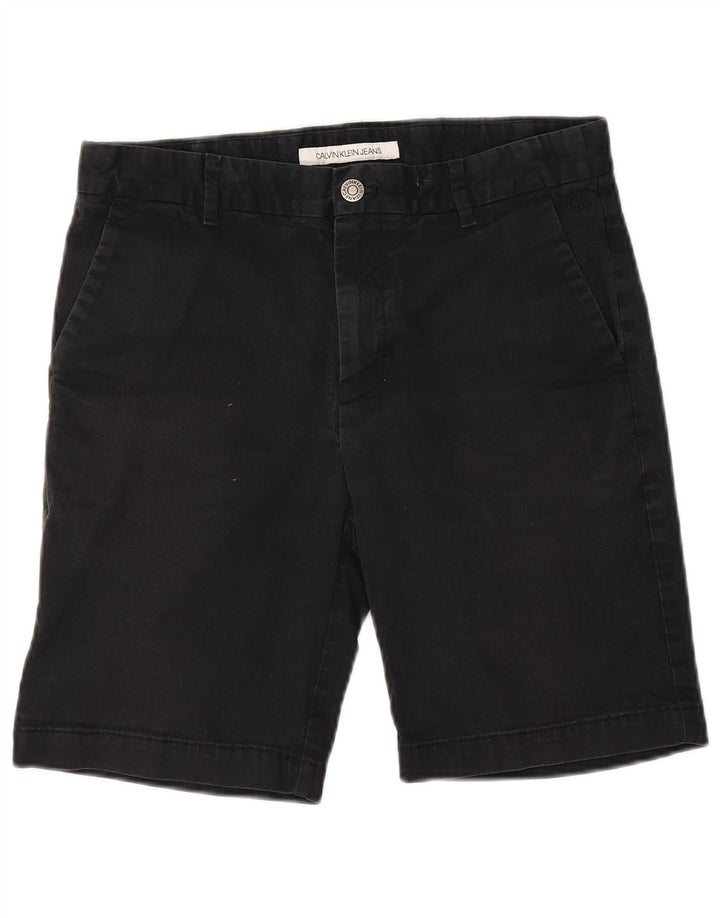 Męskie spodenki Chino Calvin Klein W30 Średni granatowy, bawełniany