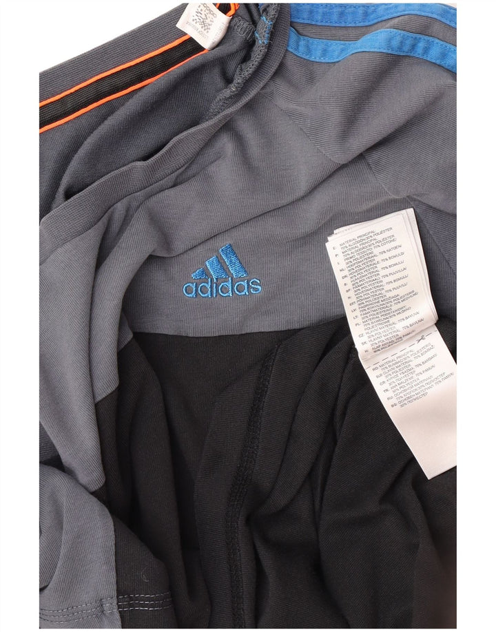 Adidas Męska koszulka Top Medium Black Colorblock Cotton