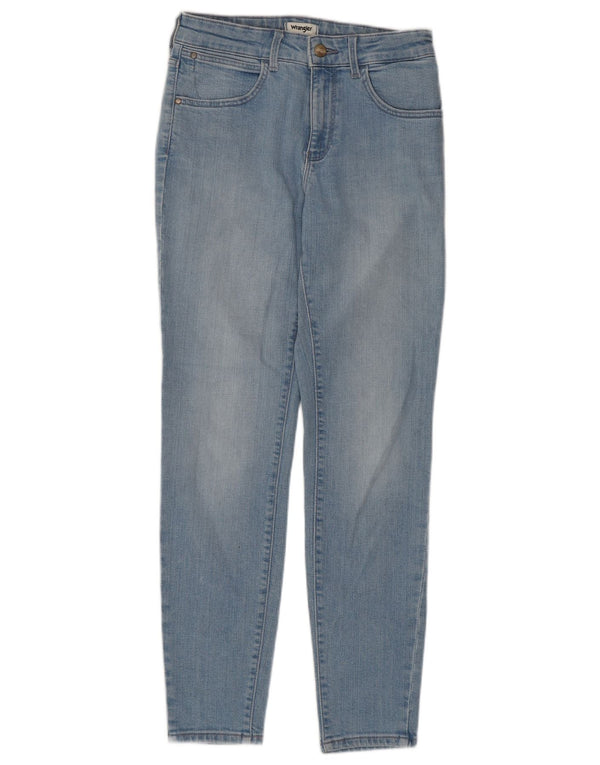 Damskie jeansy Wrangler Skinny W26 L30 Niebieskie bawełniane