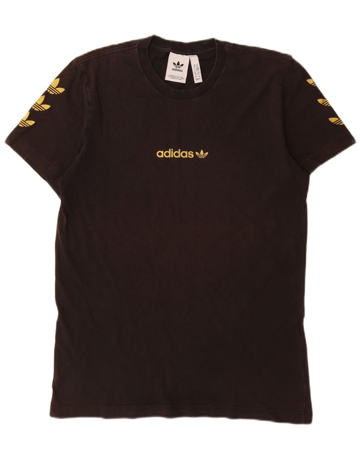Męska koszulka graficzna Adidas Top Medium Black