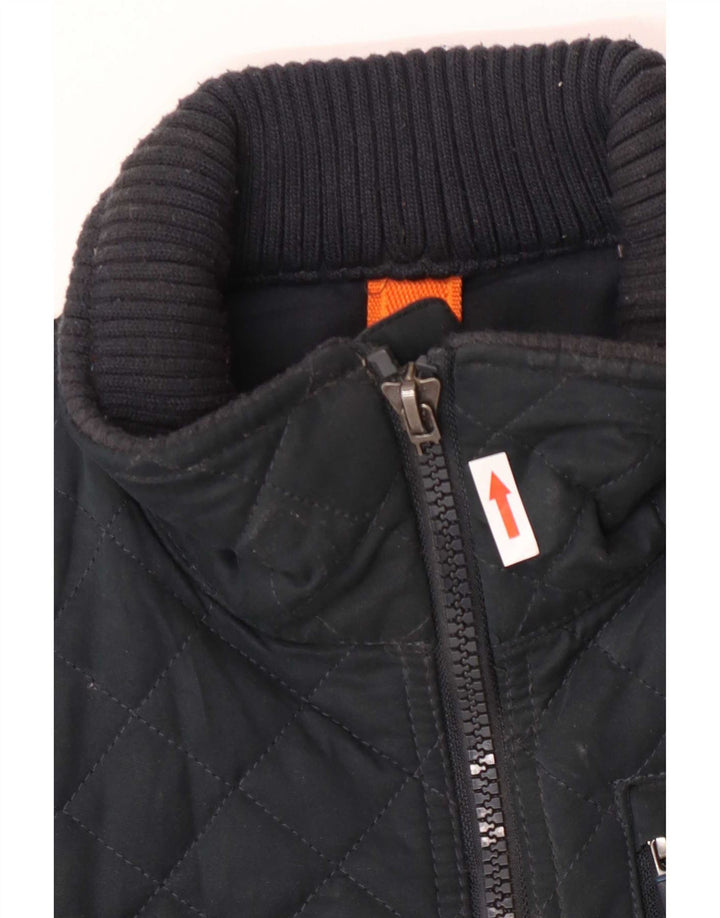 Superdry Męska pikowana kurtka UK 36 Small Green Poliester