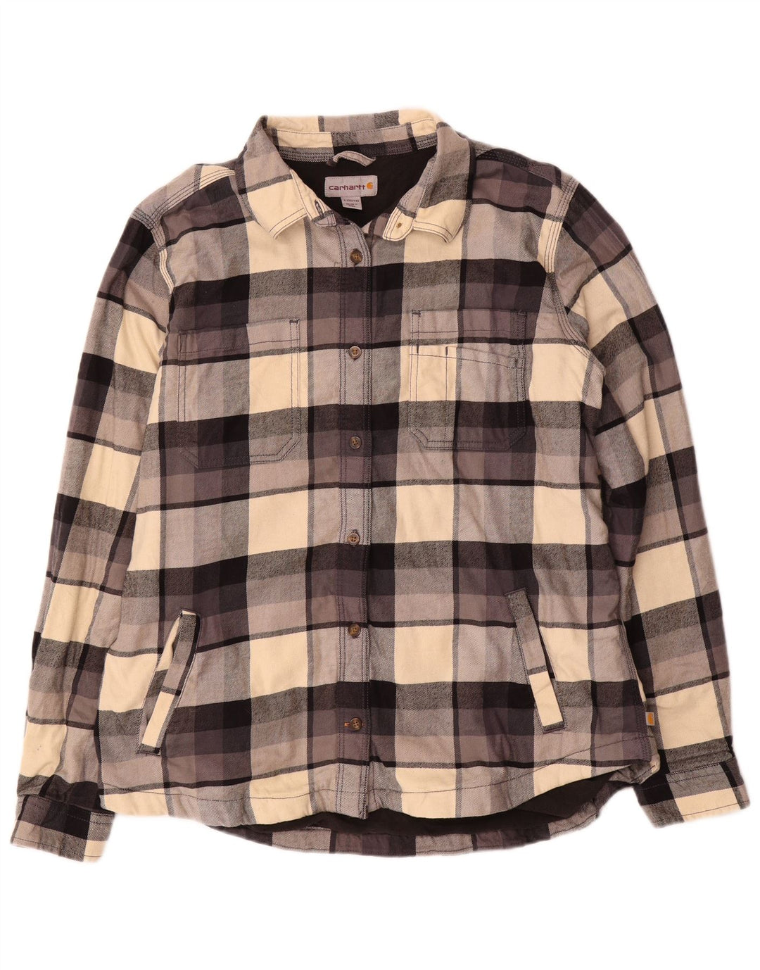 Damska koszula flanelowa Carhartt Lumberjack US 12/14 w dużą wielobarwną kratkę