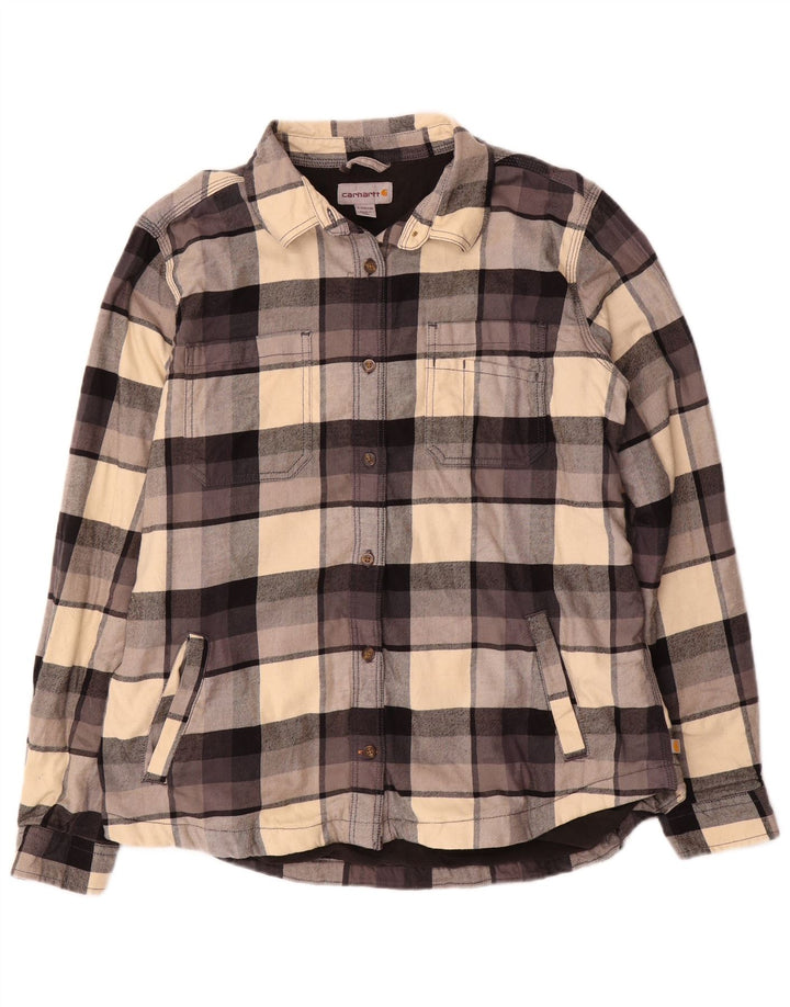 Damska koszula flanelowa Carhartt Lumberjack US 12/14 w dużą wielobarwną kratkę