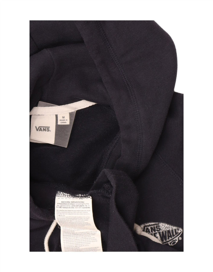Męski sweter z kapturem Vans z grafiką, średni granatowy, bawełniany