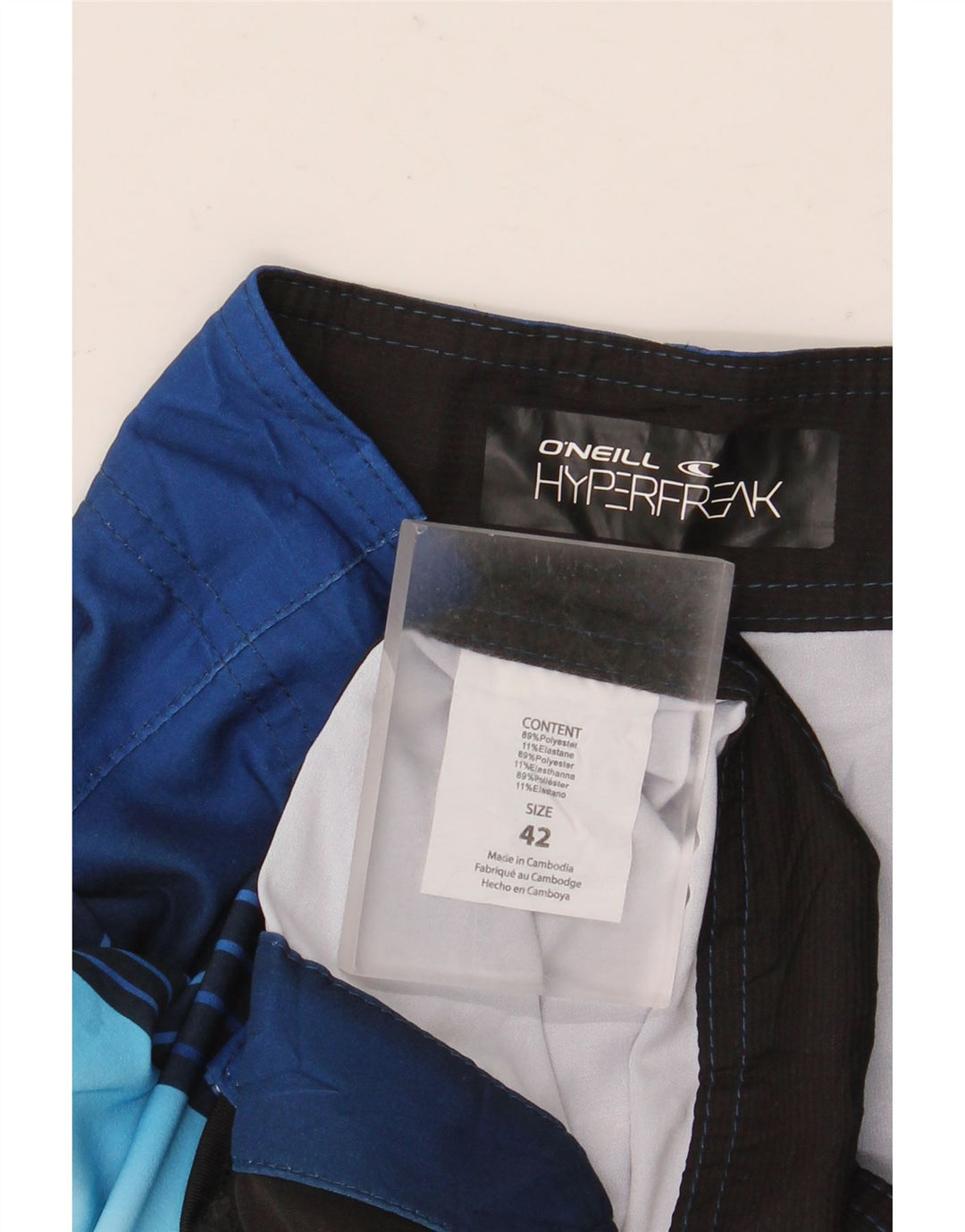 Męskie spodenki kąpielowe O'Neill 2XL, poliester w kolorowe paski