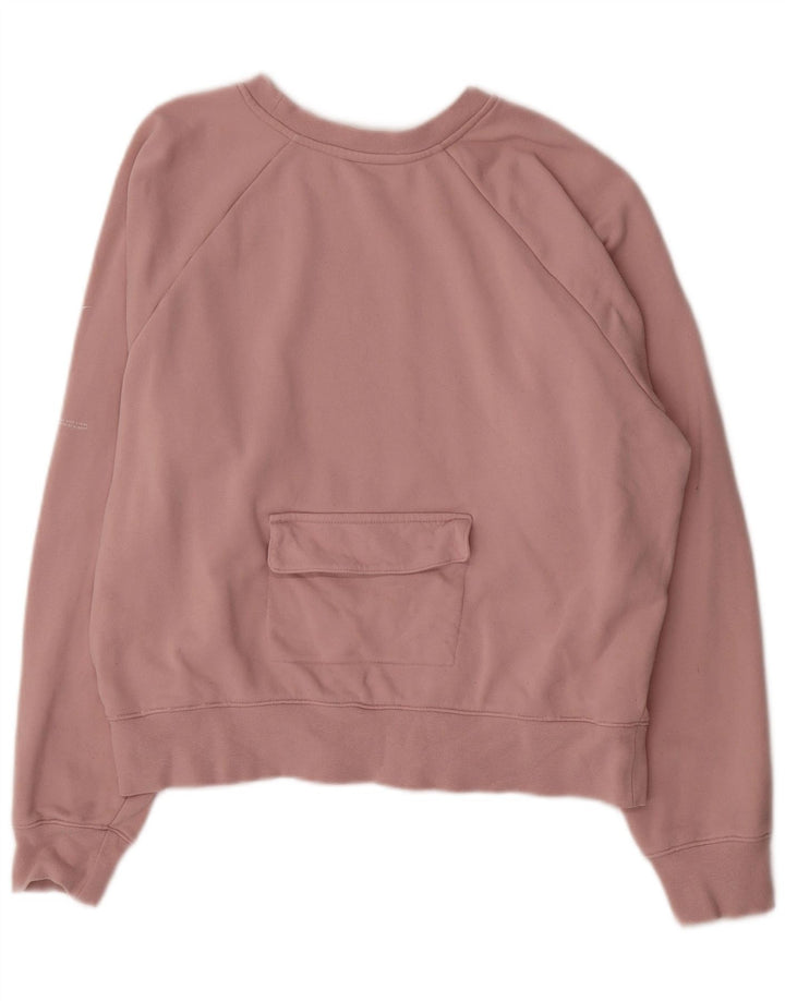 Damska bluza dresowa Nike UK 16, duża, różowa, bawełniana
