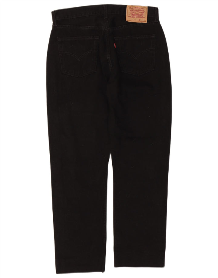 Męskie dżinsy Levi's 534 Straight W34 L28 Czarna bawełna