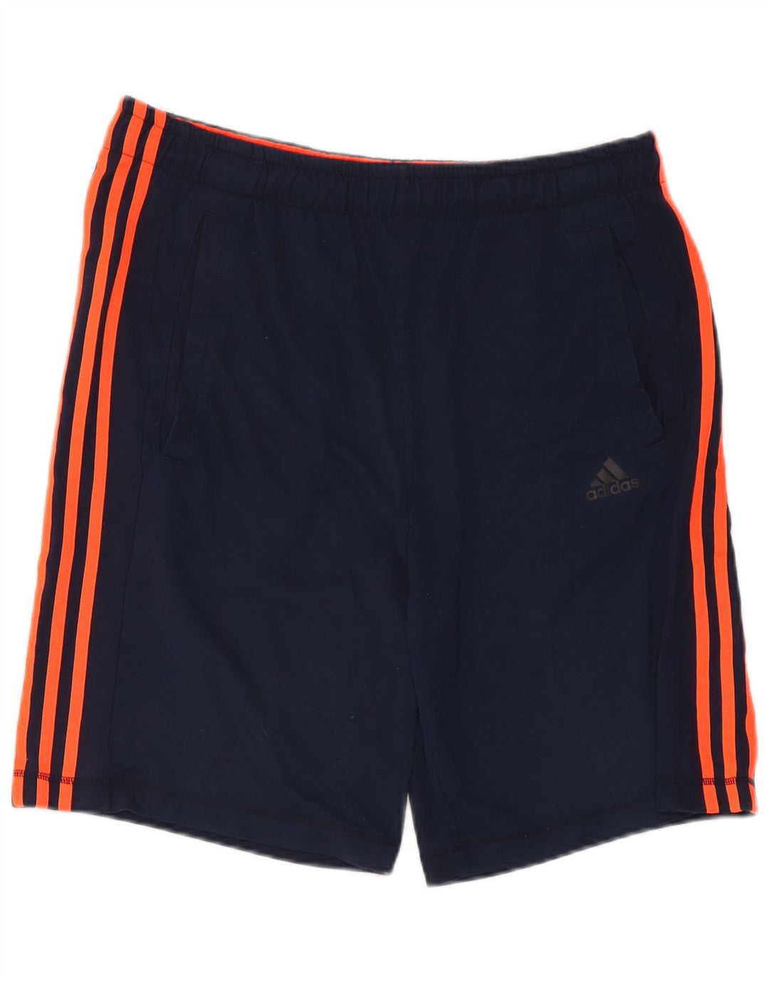Męskie spodenki sportowe Adidas Climalite, średni granatowy poliester