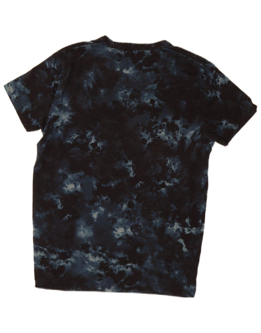 HOLLISTER Męski T-shirt z grafiką, mały, granatowy, bawełniany Tie Dye