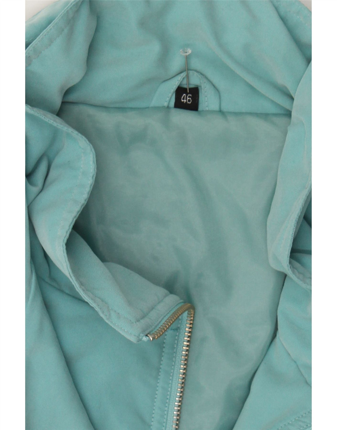 C&A Womens Utility Jacket EU 46 XL Turquoise Polyester Vintage C&A and Second-Hand C&A from Messina Hembry 