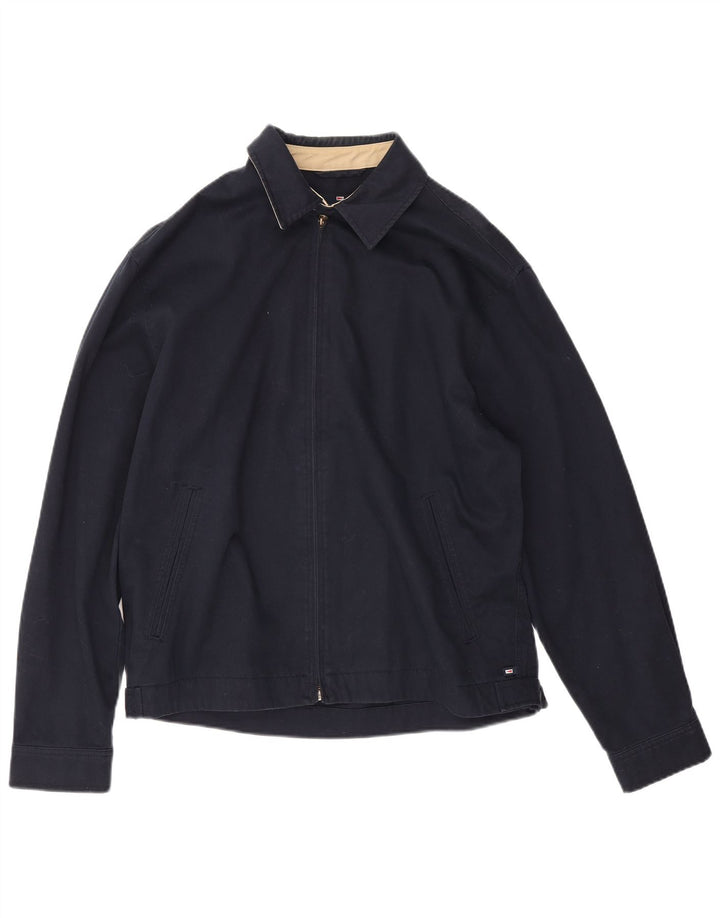 Marks & Spencer Męska niebieska kurtka bomber Harbor UK 36, mała granatowa
