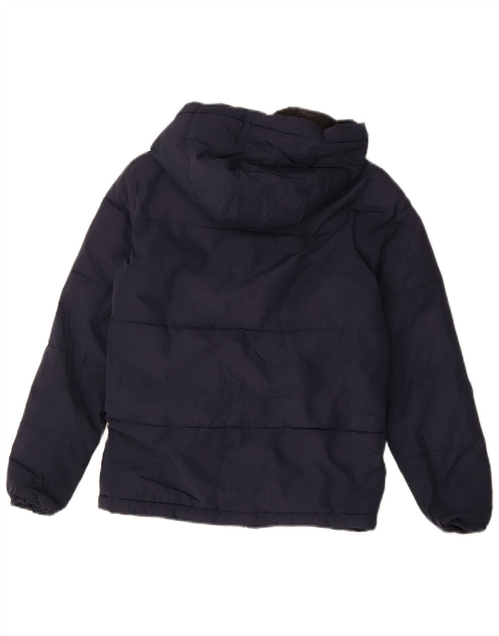 Kurtka chłopięca z kapturem i grafiką Jack & Jones, 11-12 lat, granatowa