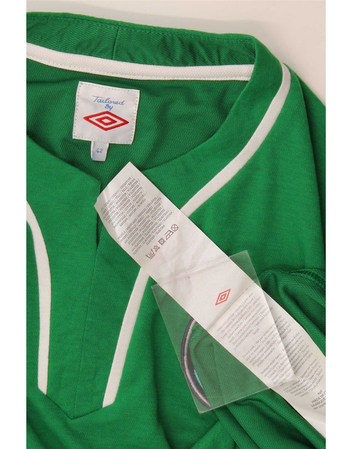 Męska koszulka z grafiką Umbro, rozmiar 42, duży, zielony poliester