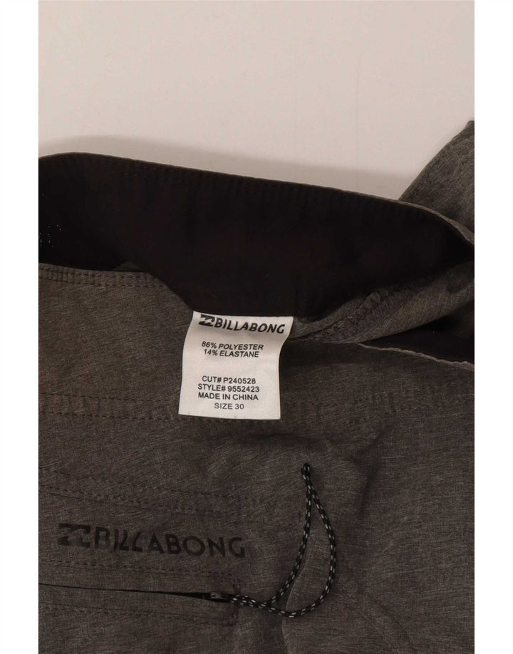 Męskie spodenki kąpielowe Billabong, poliester w szare paski