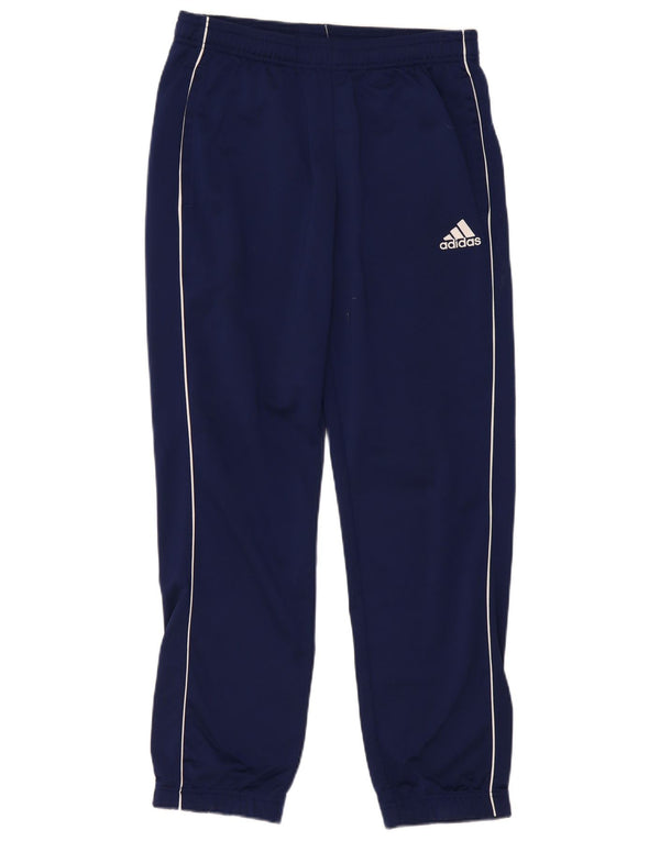 Męskie spodnie dresowe Adidas, średni granatowy poliester