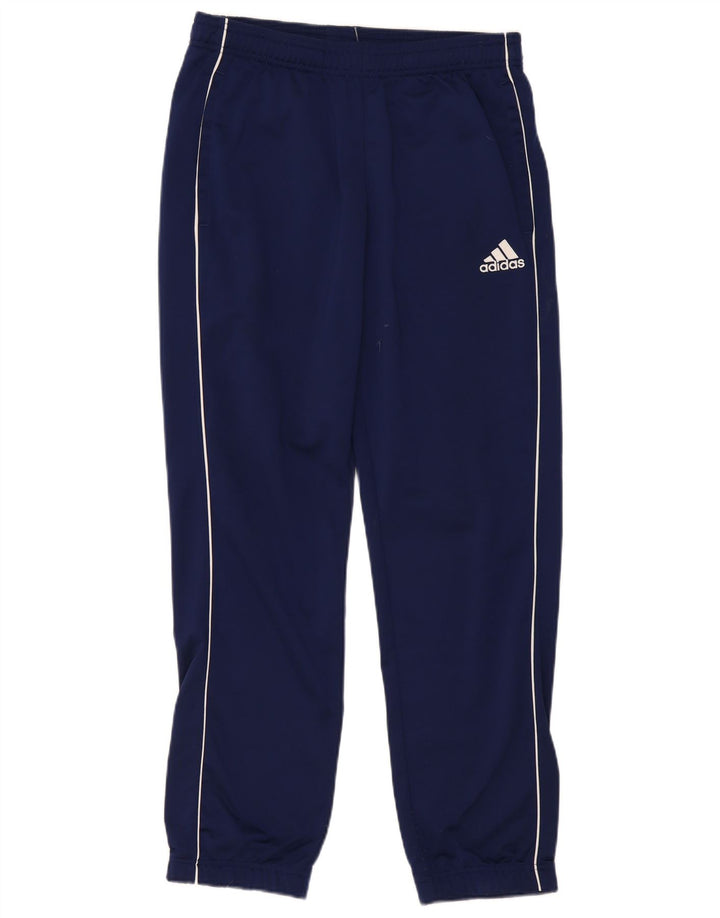 Męskie spodnie dresowe Adidas, średni granatowy poliester