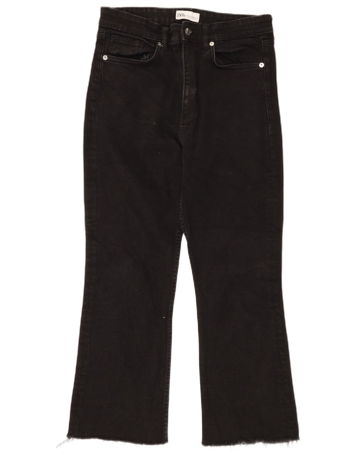 Damskie jeansy Bootcut Zara EU 44 XL W34 L25 Czarne