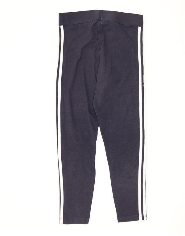 Legginsy damskie Adidas UK 12/14 Średni granatowy, bawełniany sport