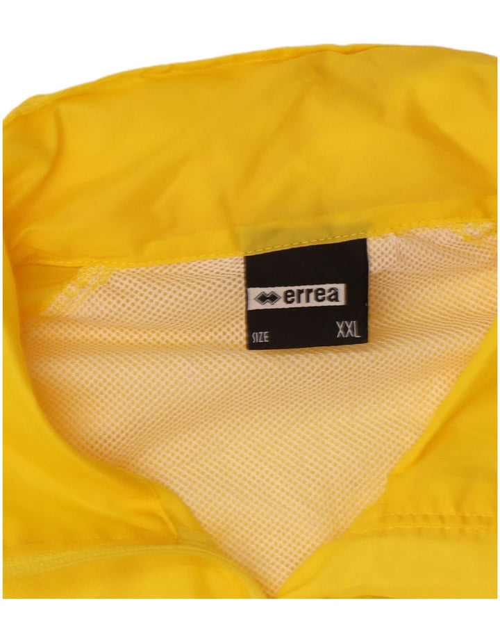 Męska kurtka przeciwdeszczowa Errea UK 44 2XL Żółty nylon