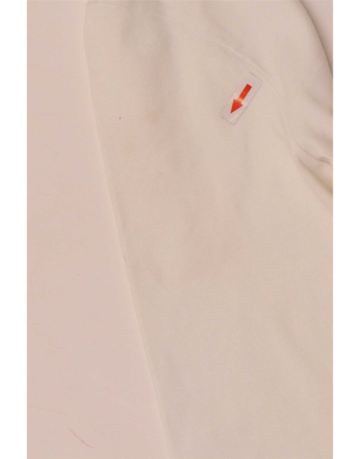 Top damski Calvin Klein Jeans z długim rękawem, UK 10, mały, biały