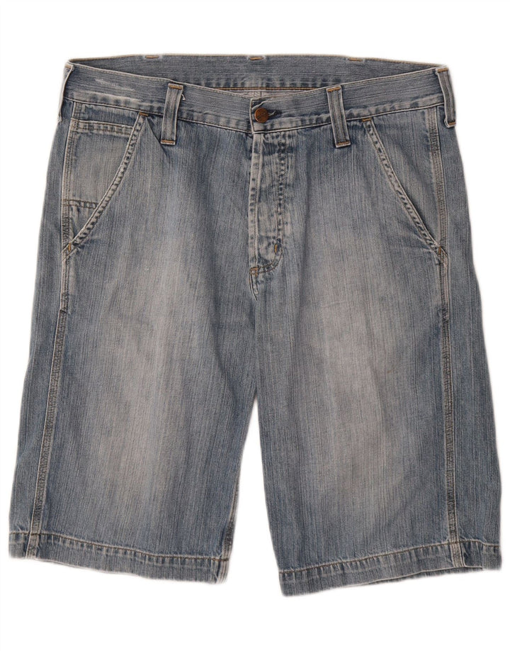 Męskie spodenki jeansowe CARHARTT Bermudy W30 Średnioniebieskie, bawełniane