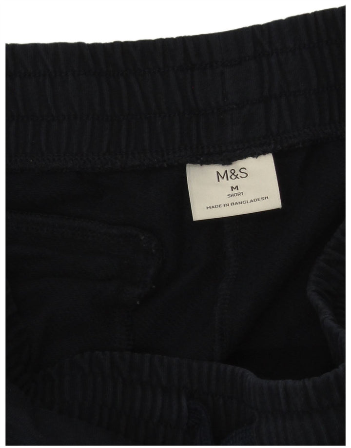 Męskie spodnie dresowe Marks & Spencer, średni granat, bawełna