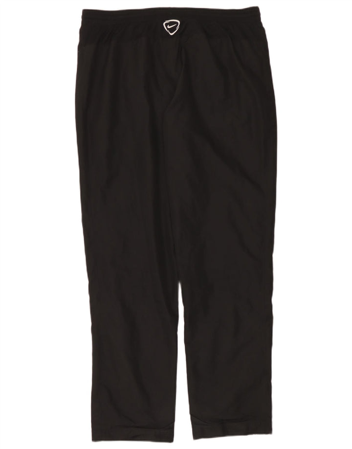 Męskie spodnie dresowe Nike Dri Fit, duże, czarne, poliestrowe