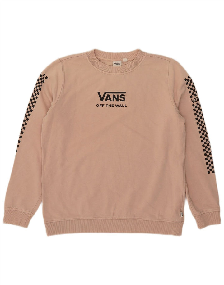 Damski sweter oversize Vans Graphic UK 10, mały, różowy