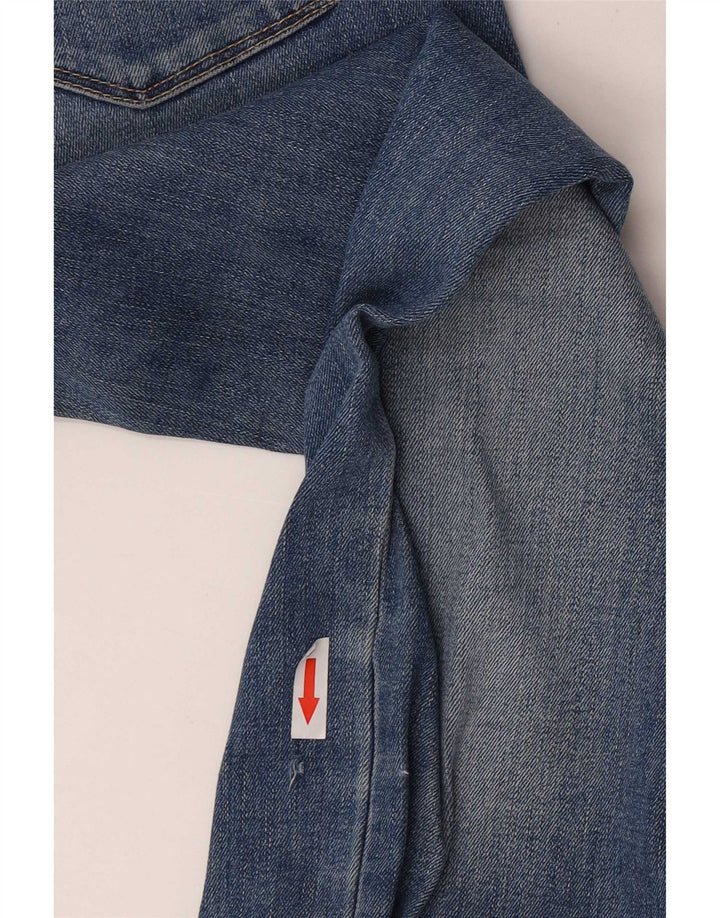 Damskie jeansy Levi's 712 Slim W29 L28 Niebieskie bawełniane