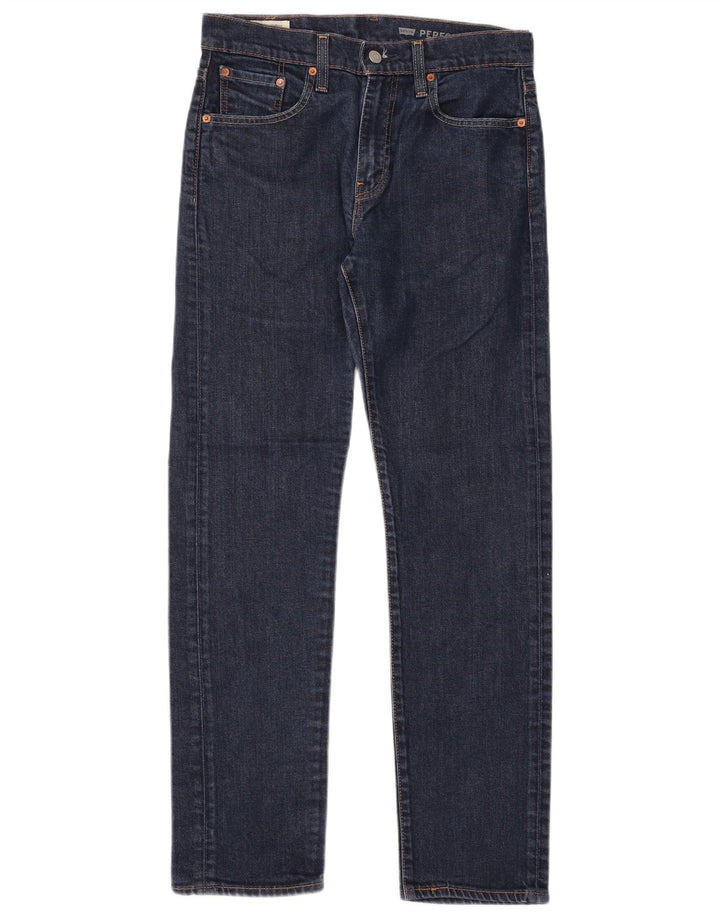 Męskie jeansy Levi's 502 Tapered W30 L32 Granatowa bawełna