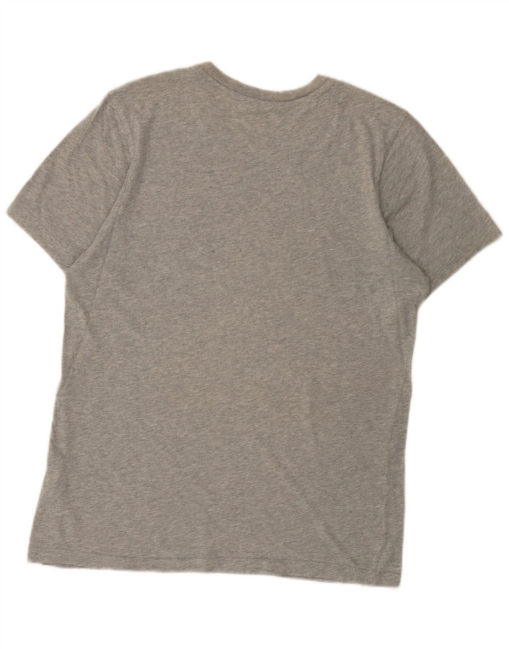 T-shirt męski Nike, mały, szary, bawełniany