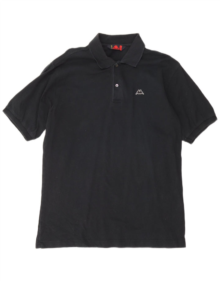 Męska koszulka polo KAPPA XL, czarna, bawełniana