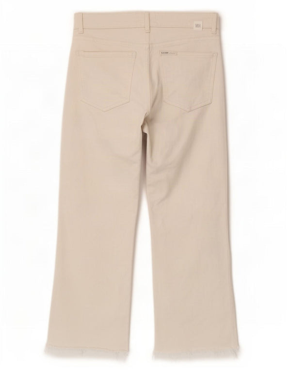 Krótkie jeansy damskie Zara EU 40 Medium W30 L23 Białe