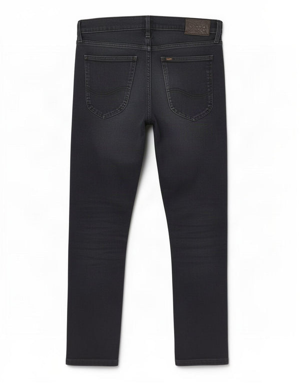 Lee Męskie Luke Slim Jeans W31 L29 Czarna bawełna