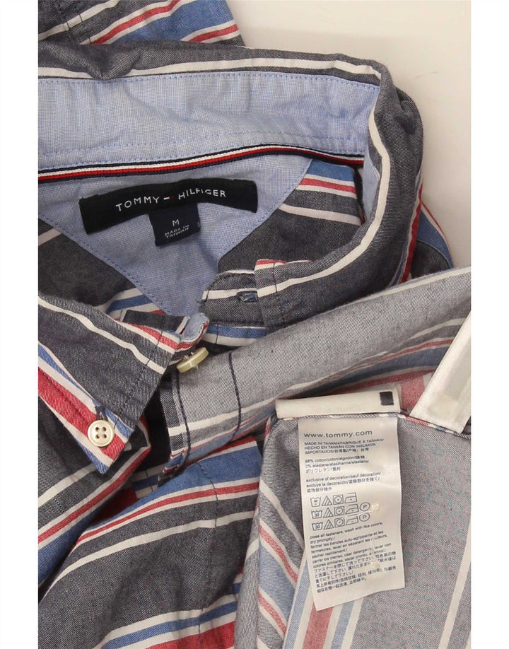 Koszula męska Tommy Hilfiger, bawełniana w średnie niebieskie paski