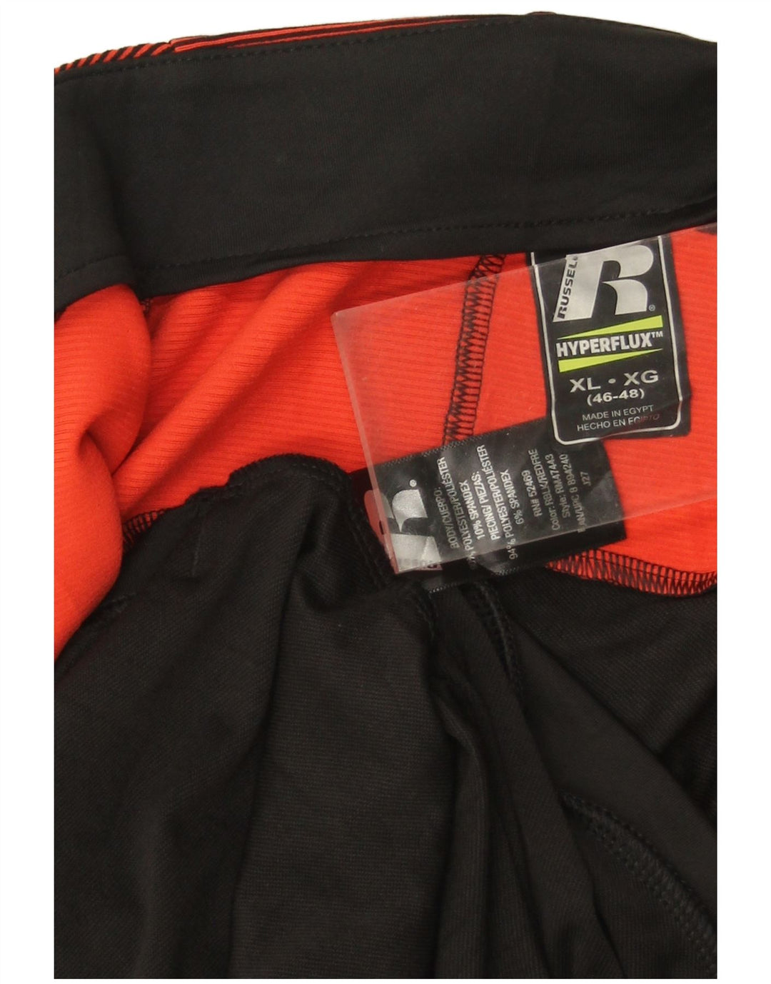 Męska kurtka dresowa RUSSELL ATHLETIC UK 46/48 XL, kolor czarny