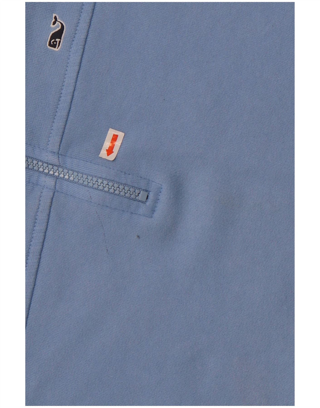 Damska bluza oversize Vineyard Vines z zamkiem błyskawicznym, UK 10, mała niebieska