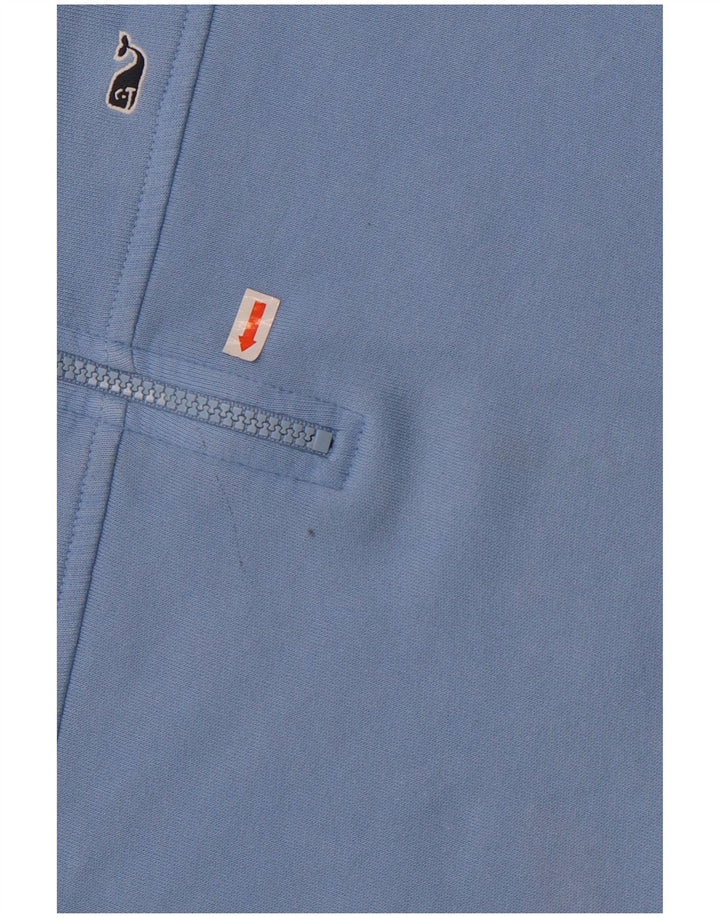 Damska bluza oversize Vineyard Vines z zamkiem błyskawicznym, UK 10, mała niebieska