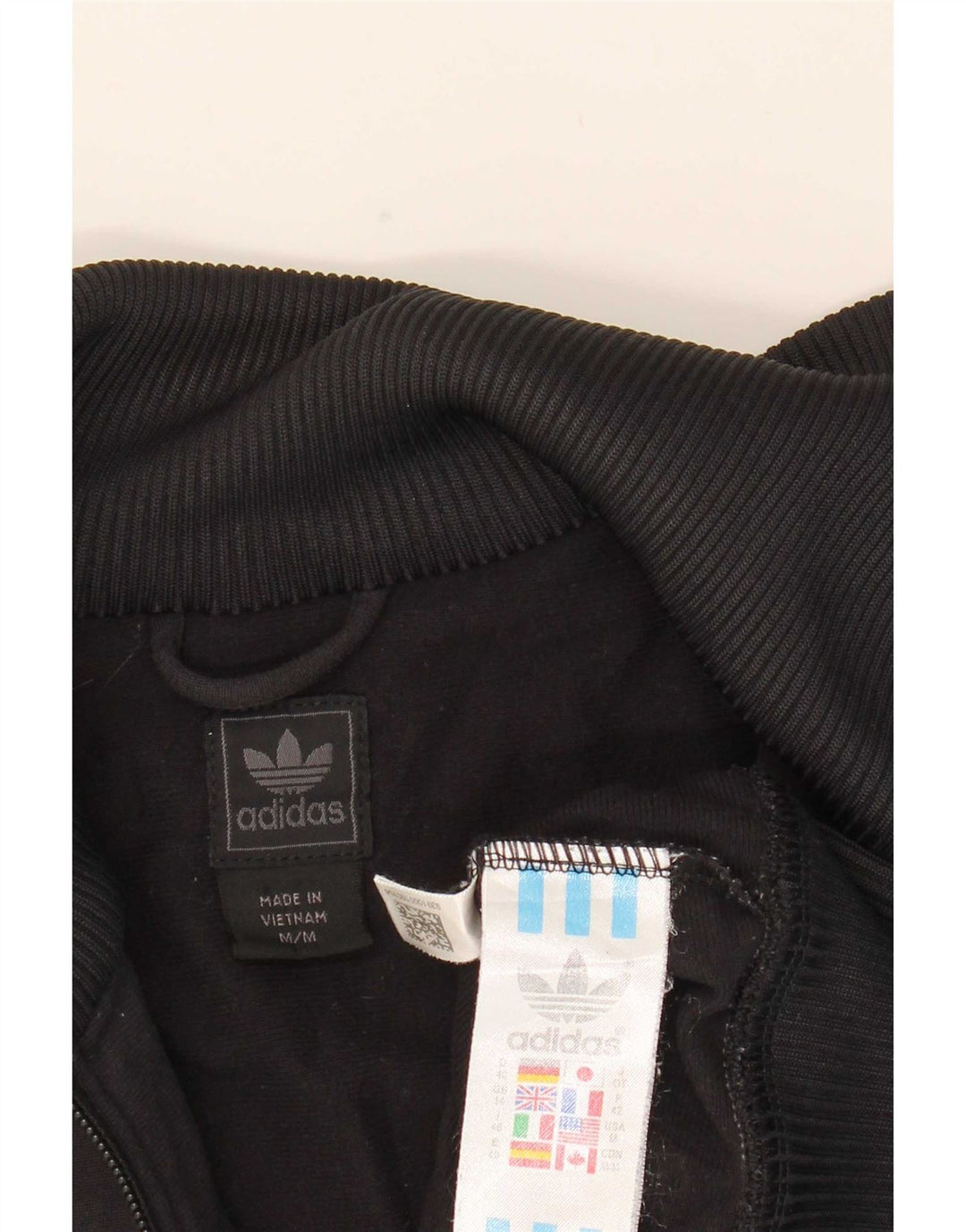 Damska bluza dresowa Adidas UK 14 Średni czarny poliester