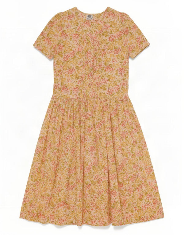 Laura Ashley Womens Maxi Dress UK 10 Small Multicoloured Floral Cotton