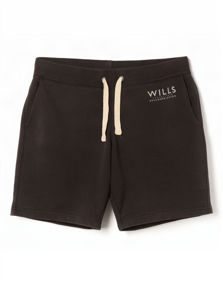 Męskie spodenki sportowe Jack Wills, małe, czarne, bawełniane