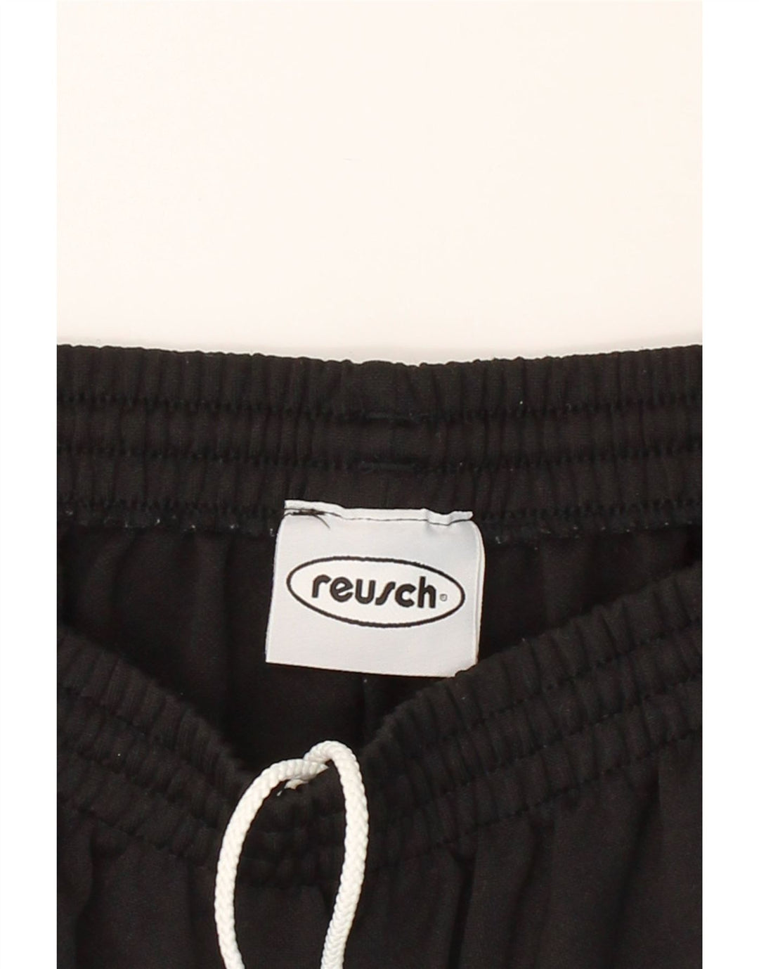 REUSCH Mens Sport Shorts XL  Black Polyester Vintage Reusch and Second-Hand Reusch from Messina Hembry 