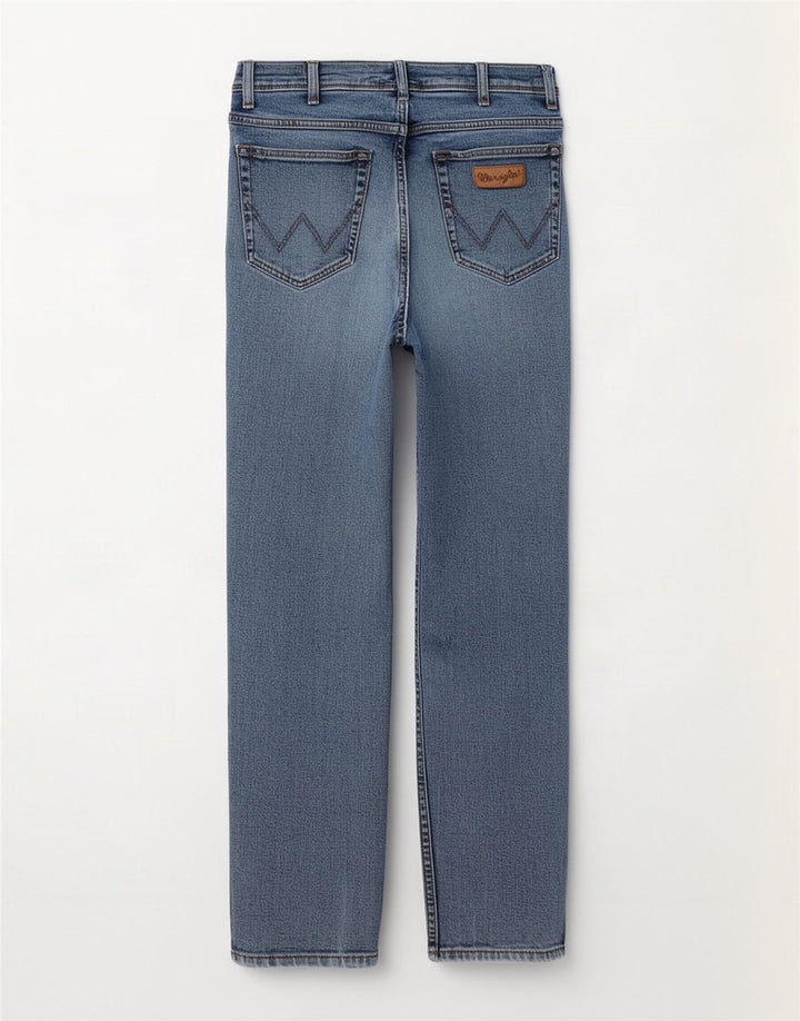 Męskie jeansy Wrangler Texas Straight W33 L32 Niebieskie, bawełniane