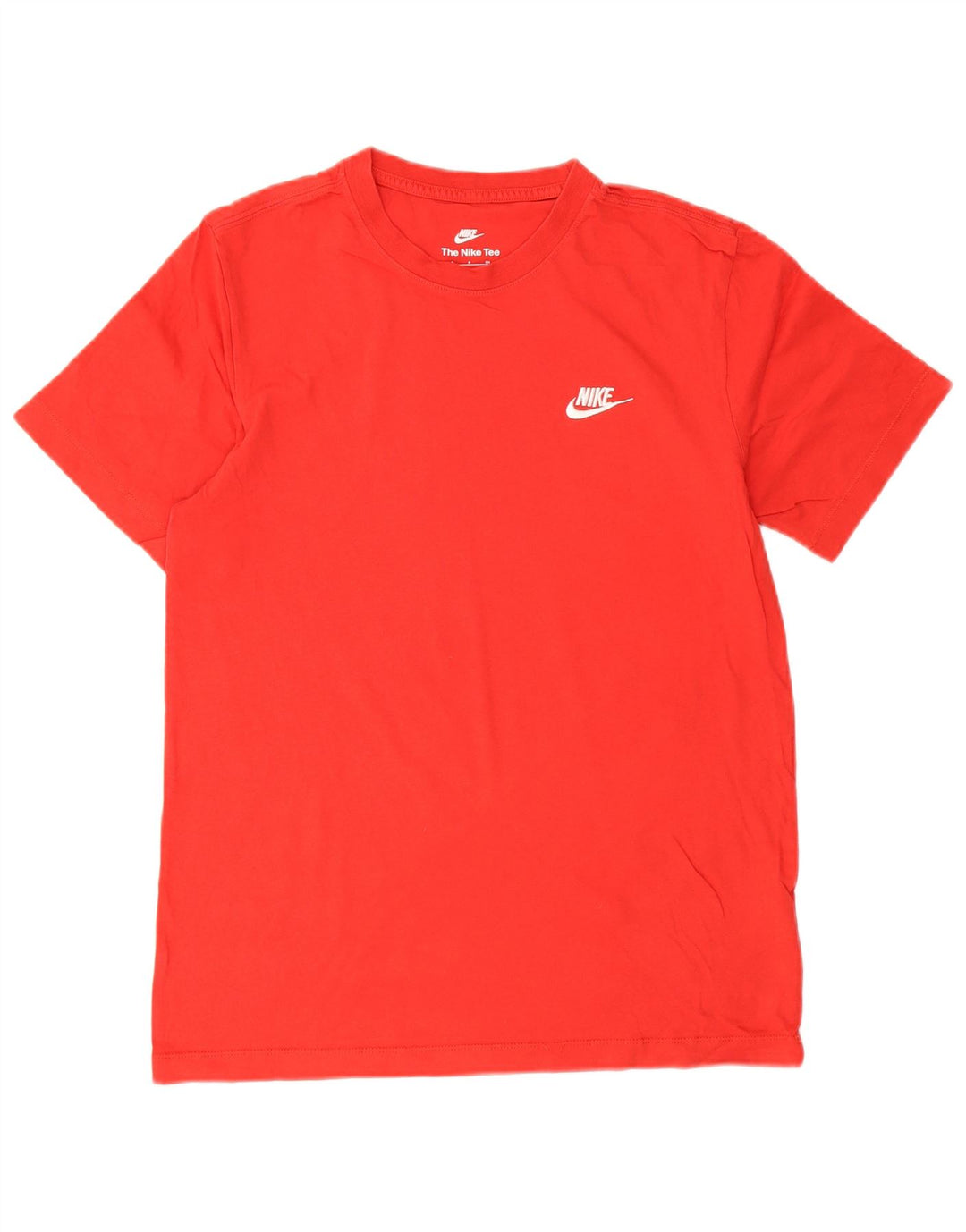 T-shirt męski Nike, mały, czerwony, bawełniany